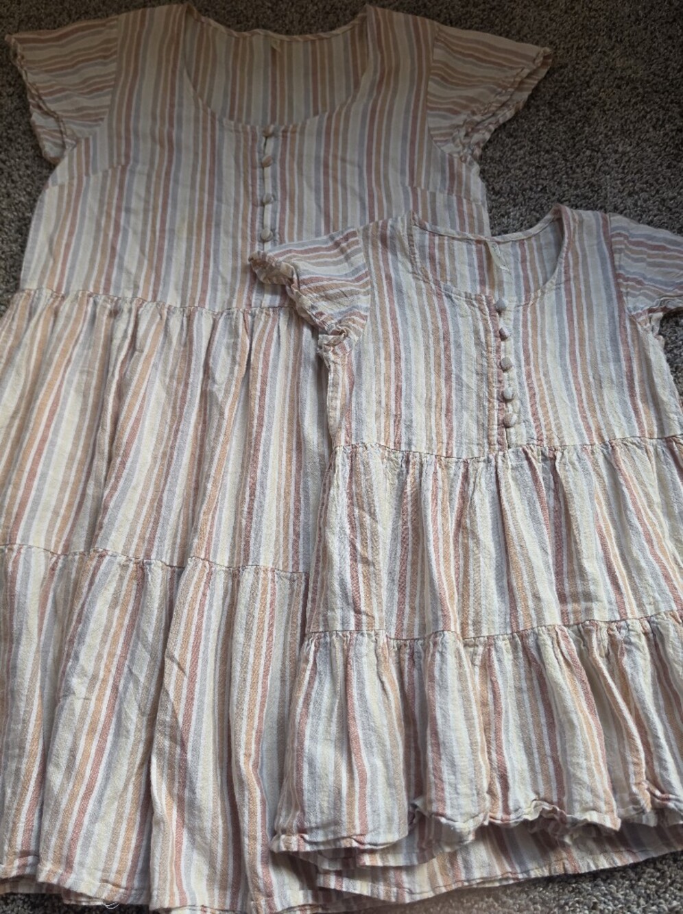 Rylee + Cru Mama and Daughter MATCHING linen Dresses